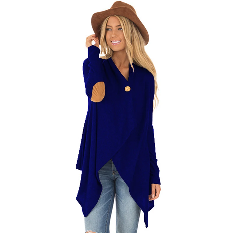 2018 Oversized ZANZEA Spring Women Solid Button Long