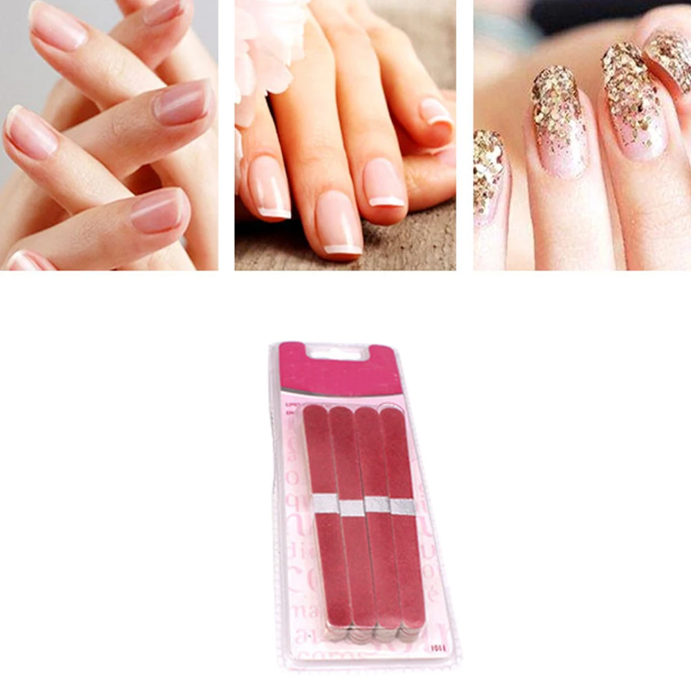 

a pack Mini Disposable Nail Files Wooden Nail File Sanding Block Grit Buffer Professional Pedicure Manicure DIY Nail Tools Kit