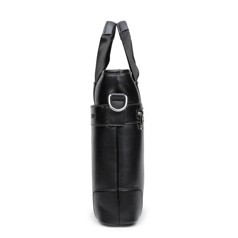  2020 Men's Business Black Casual Bag pu leather Briefcase men's Tote bags Brown High quality male B - 32809214268