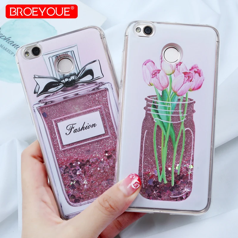 

Soft TPU Case For Xiaomi Redmi Note 5 Pro 4X Redmi 4X 4A 5A Redmi S2 5 Plus A2 6X Quicksand Liquid Glitter Dynamic Phone Cases