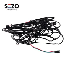 WS2812B RGB светодиодный модуль струны предварительно припаянные узлы 12 см провод для адресного прибора индивидуально панель 5050 SMD RGB с теплоотводом 5 В