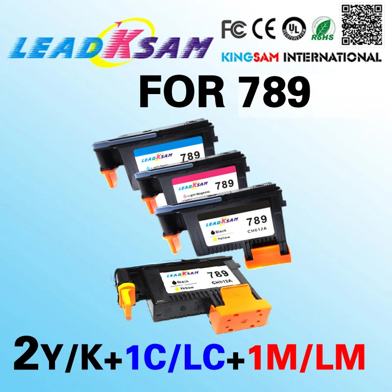 4 шт. для печатающей головки 789 Designjet L25500 совместима с головкой hp789 CH612A CH613A CH614A|hp 789|hp