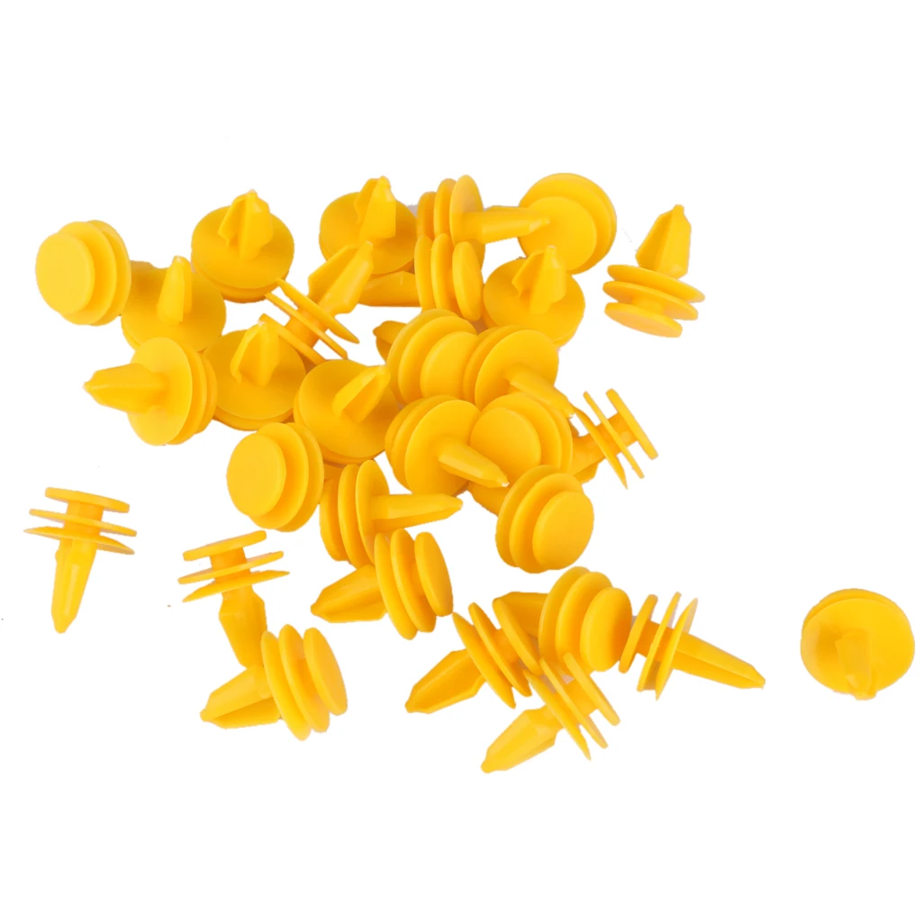 New 30Pcs Nylon Door Panel Retainers Clips for Jeep Grand Cherokee 6507686-AA High Quality Nylon