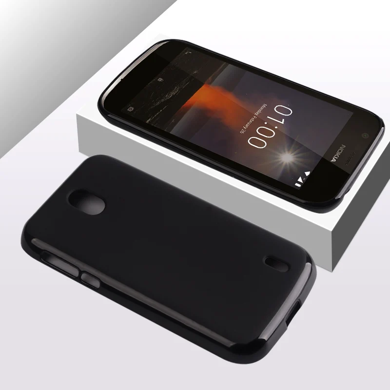 

Luxury Soft Silicone TPU Case For Nokia 1 2018 Back Cover Protective Phone Cases For Nokia 1 2018 TA-1047 Case Cover Capa Fundas