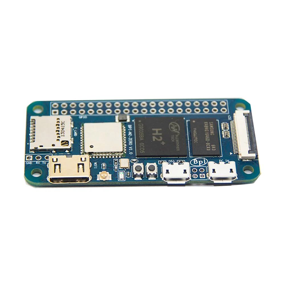 Artículo caliente Banana Pi M2 cero BPI-M2 cero Quad Core-desarrollo de la Junta computadora Alliwnner H2 + mismo como frambuesa pi Zero W LZydmRRX