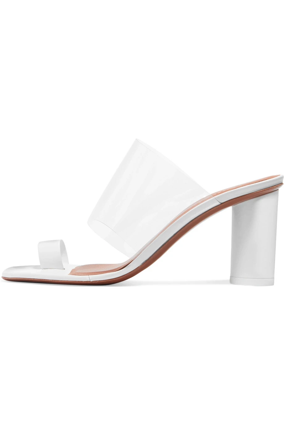 

Kmeioo 2018 Fashion Women Transparent Sandals For Women Clear Perspex Peep Toe R Heels Slip On Sandals For Dress