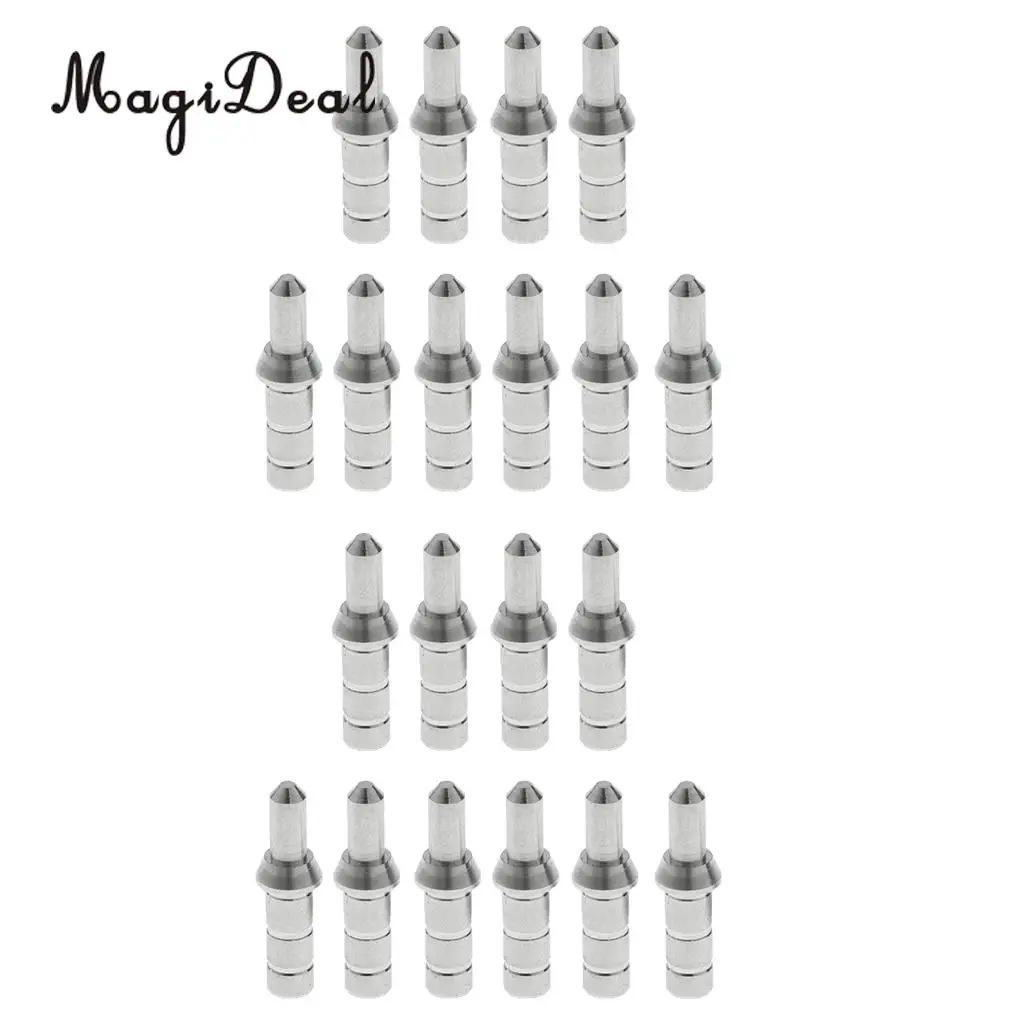 MagiDeal 20 Pcs Archery Arrow Nock Pins / Pin Nock Adapter for ID 4.2mm Arrow Shaft