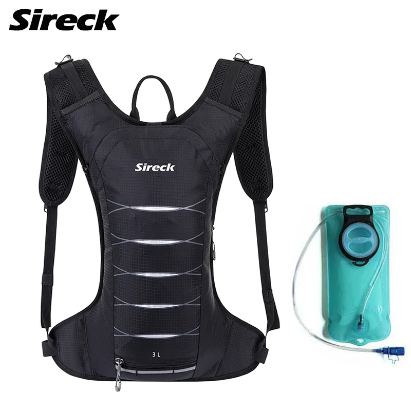 

Sireck 3L Outdoor Sport Running Bag 2L Water Bladder Bag Nylon Running Marathon Hydration Vest Backpack Hiking Cycling Backpack