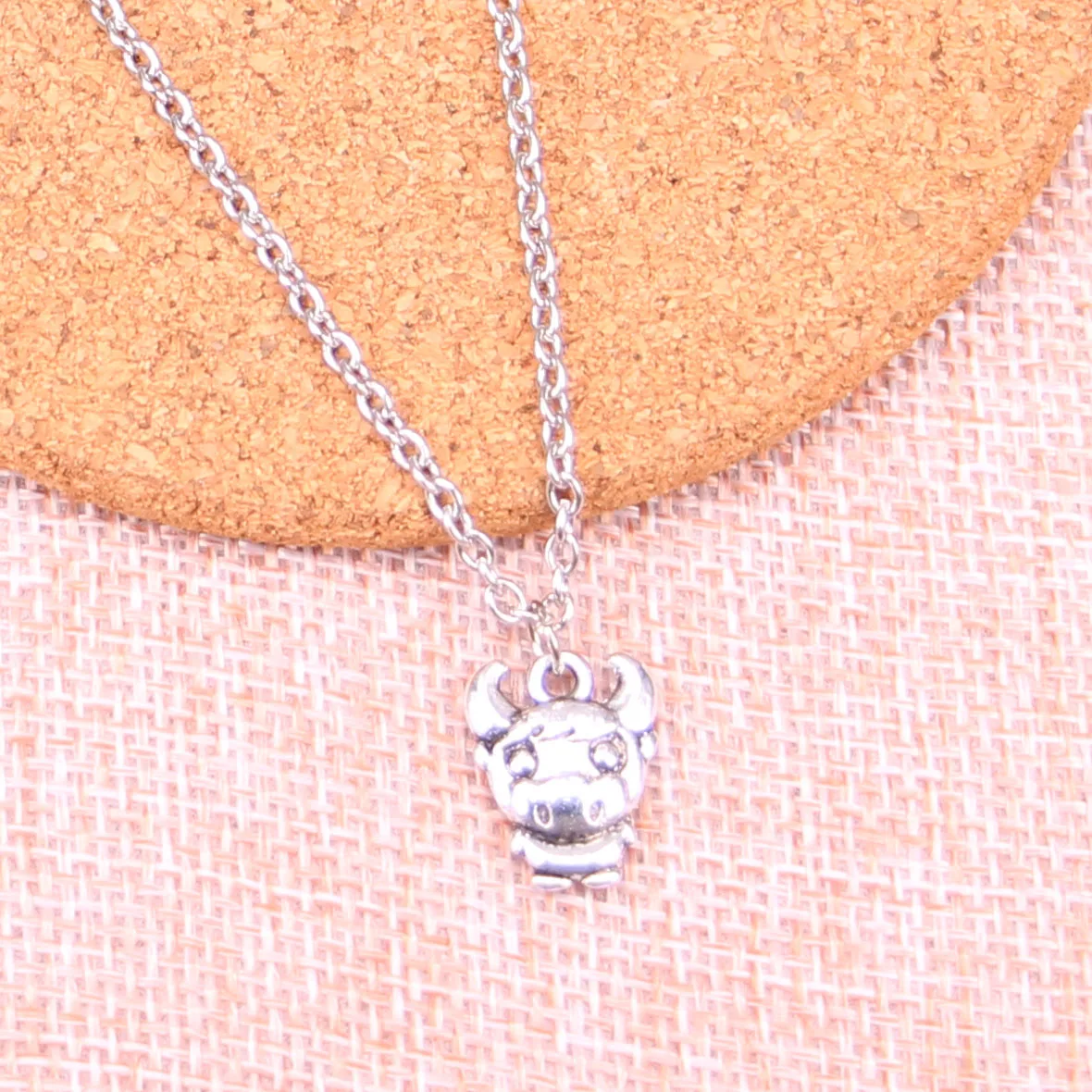 New Fashion Link Chain Necklace Metal Alloy Pendants 12*15mm cow bull ox For Gift Jewelry | Украшения и аксессуары