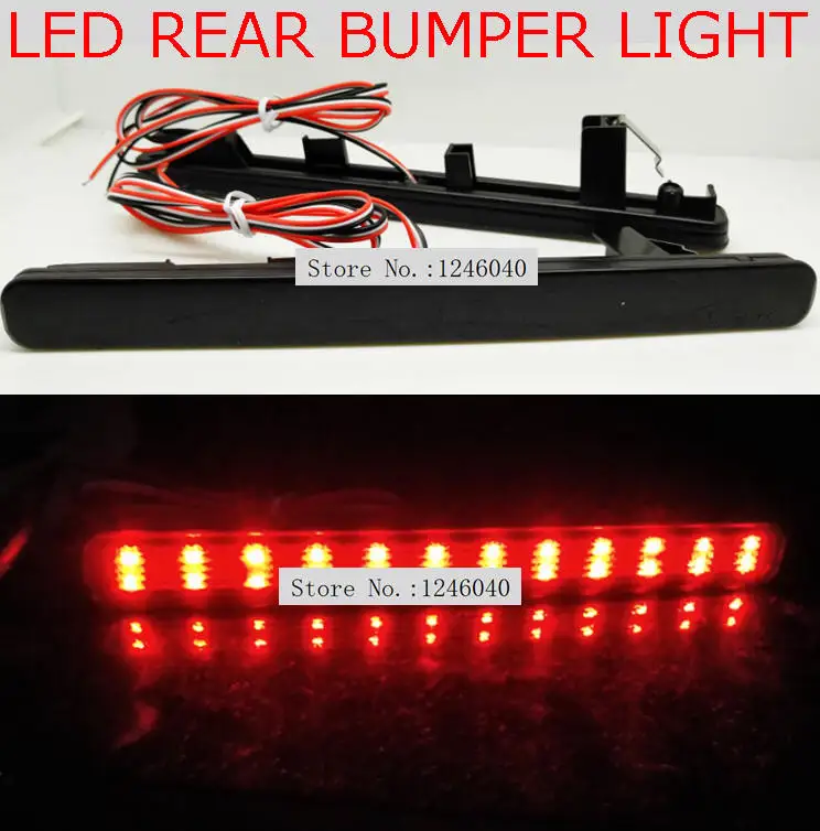 Красный/черный объектив светодиодный задний бампер отражатель светодиодный задний фонарь стоп-сигнал светильник для Acura TSX Sedan 09-14 Honda Accord VIII седан 08-15