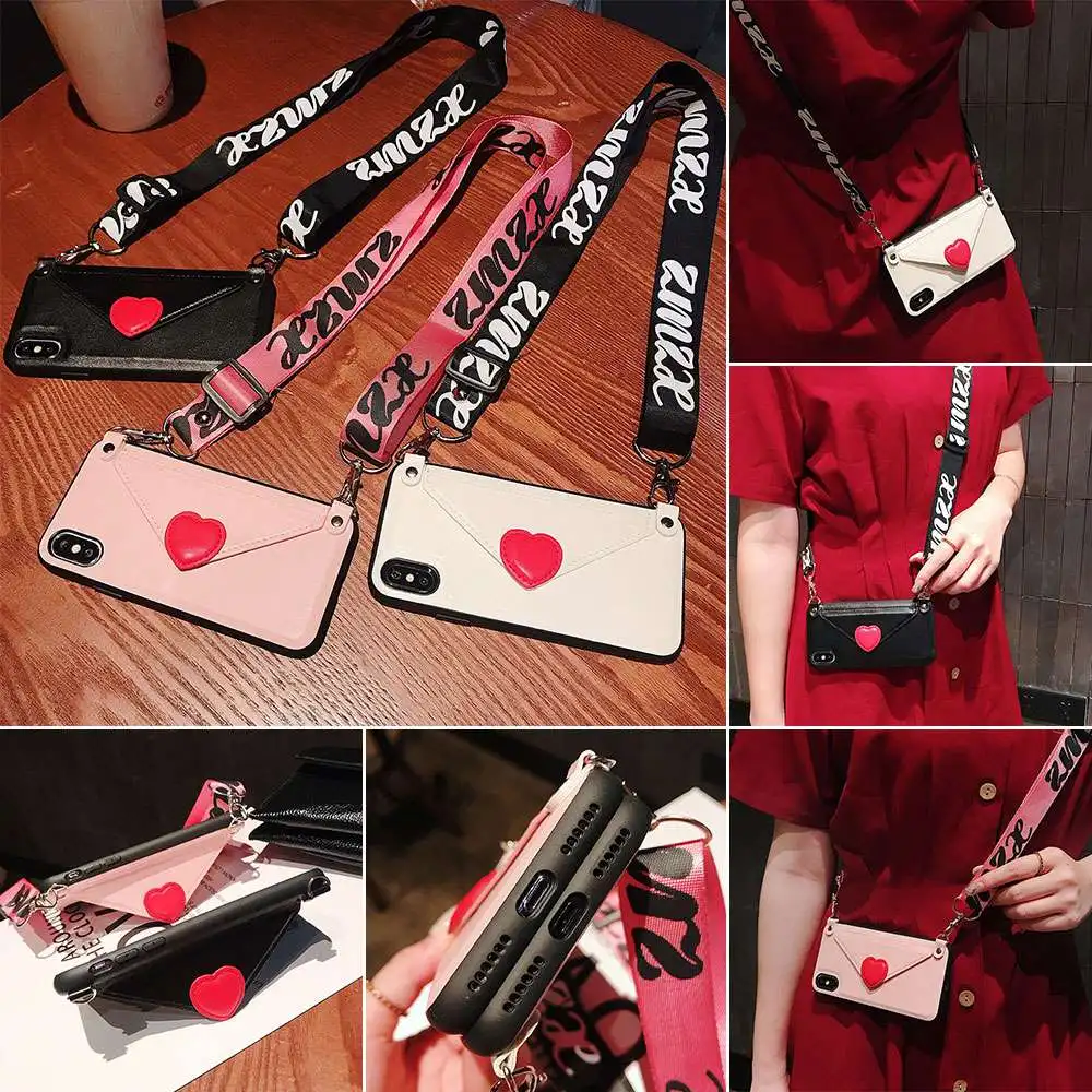Кожаный чехол KISSCASE с ремешком для iPhone XS Max XR X 8 7 чехлы телефонов держателем в виде