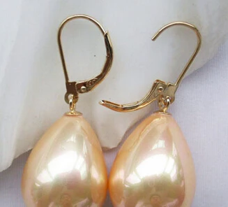 

shitou 00732 Champagne drip SOUTH SEA SHELL PEARL dangel earring discount 40%