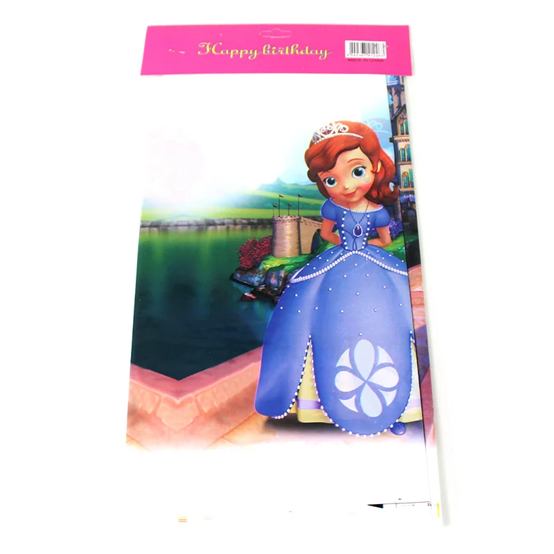 1.08x1.8M 1pc Princess Sofia Tablecloth Kids Happy Birthday Party Supplies Decoration Baby Shower Disposable Table Cover 1.08x1.8M 1pc Princess Sofia Tablecloth Kids Happy Birthday Party Supplies Decoration Baby Shower Disposable Table Cover