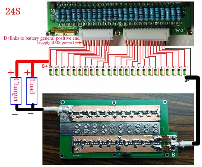 20S 120A смарт-плата lipo литий-полимерная BMS/PCM/PCB плата защиты аккумулятора для 20 упаковок 18650 литий-ионная батарея(ANT BMS