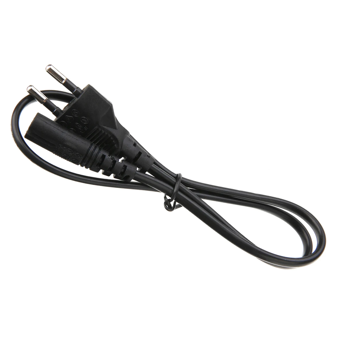 Mayitr 0.6M 2ft 2-Prong Pin AC EU Plug Power Supply Cable Professional Adapter Cable Cord Lead Wire For Desktop Laptop Camera