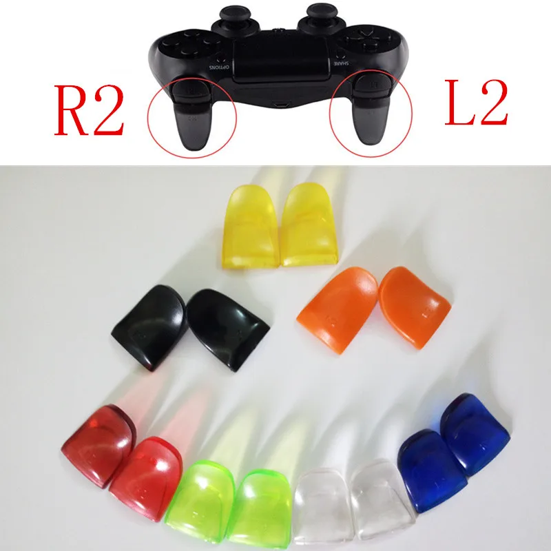 

2pairs L2 R2 Trigger Extenders For PS 4 Control Dual Extended Triggers Button