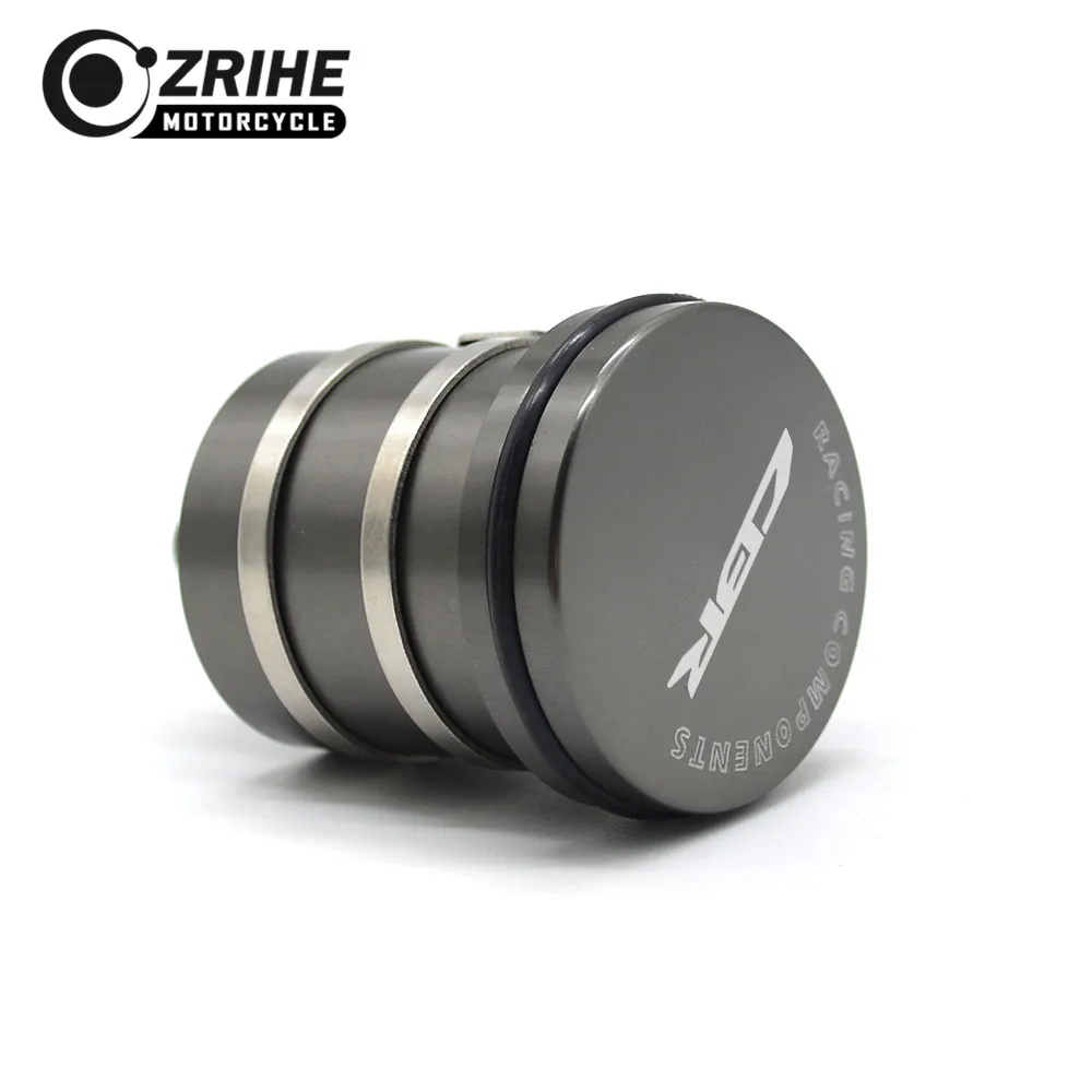 ZRIHE For Honda CBR1000RR 2004-2007 CBR300R 2014-2016 Universal Motorcycle Brake Fluid Reservoir Clutch Tank Oil Fluid Cup