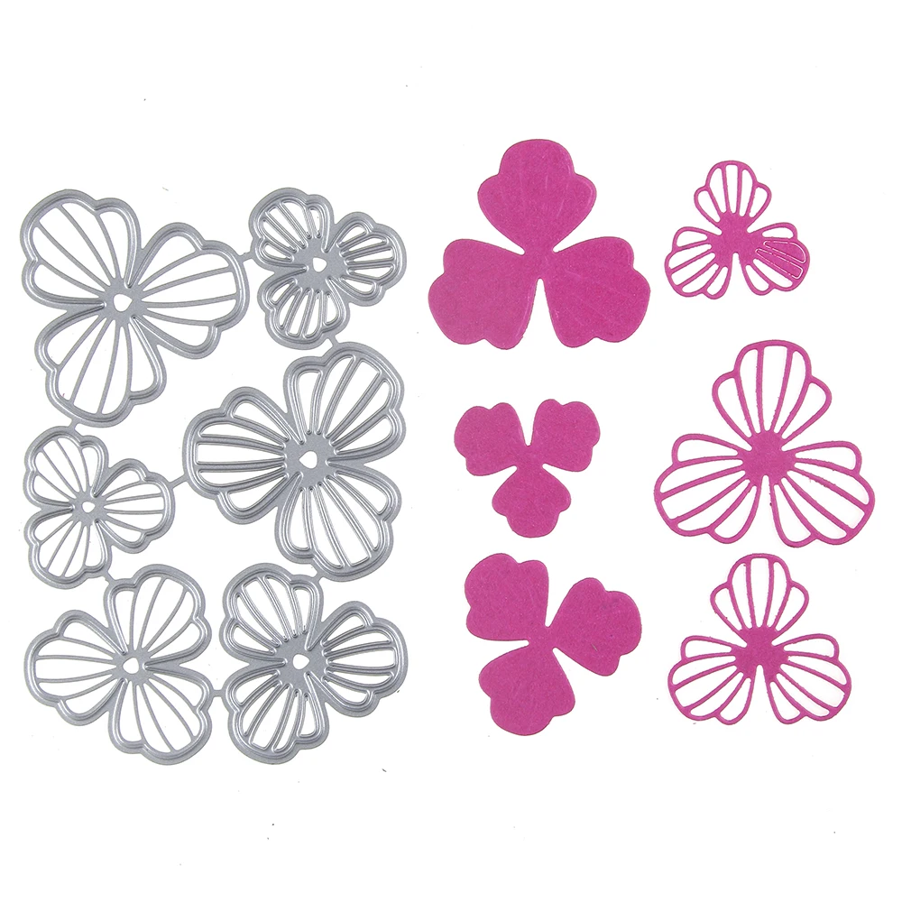 Metal Dies cutting lace flower blossom layer decorative Scrapbooking ...