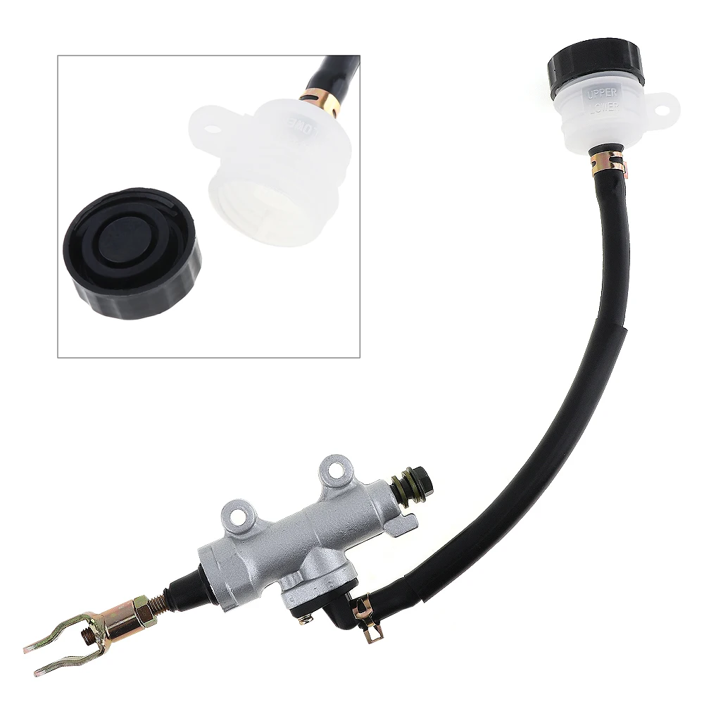 

Motorcycle Rear Foot Hydraulic Brake Pump Refit Rear Brake Master Cylinder Pump With Oil Cup for Scrambling ATV Motorcycle