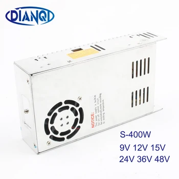

DIANQI Switching Power Supply 400w 5V 12V 15V ac to dc converter transform for LED strip 24V 36V 48V S-400