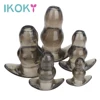 IKOKY 3 Sizes Hollow Anal Plug Soft Speculum Prostate Massager Butt Plug Enema Sex Toys For Woman Men Anal Dilator Sex Products ► Photo 2/6