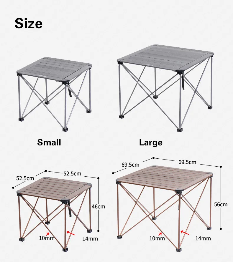 Naturehikeпутешествия Открытый Кемпинг алюминиевый складной стол и стул набор открытый стол складной барбекю стол для пикника