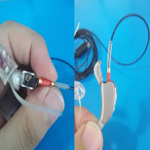  Pro RIC Programmable Cable Hearing Aid Accessories Programming Wire for RIC Digital Hearing Aid Adj