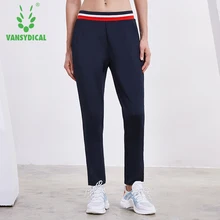 Vansydical, женские штаны для бега, эластичная резинка на талии, свободные тонкие штаны для бега, тренировочные женские штаны на осень и зиму