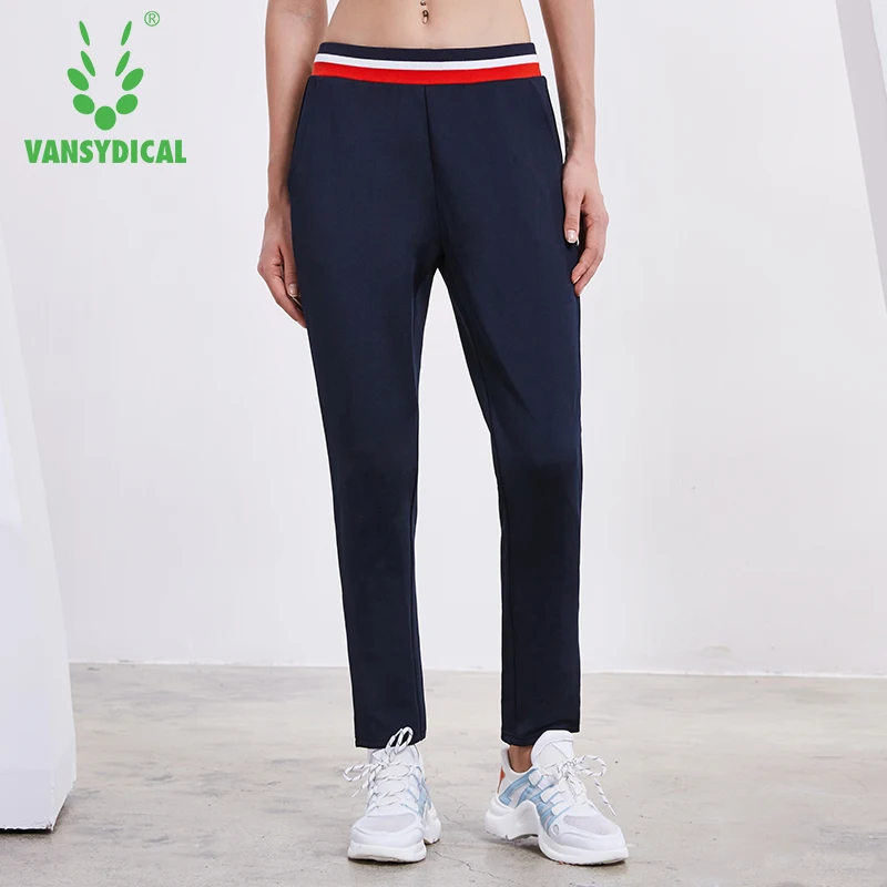 

Vansydical Womens Running Pants Elastic Waist Loose Thin Pants for Jogger Training Female Autumn Winter Sweat Pants