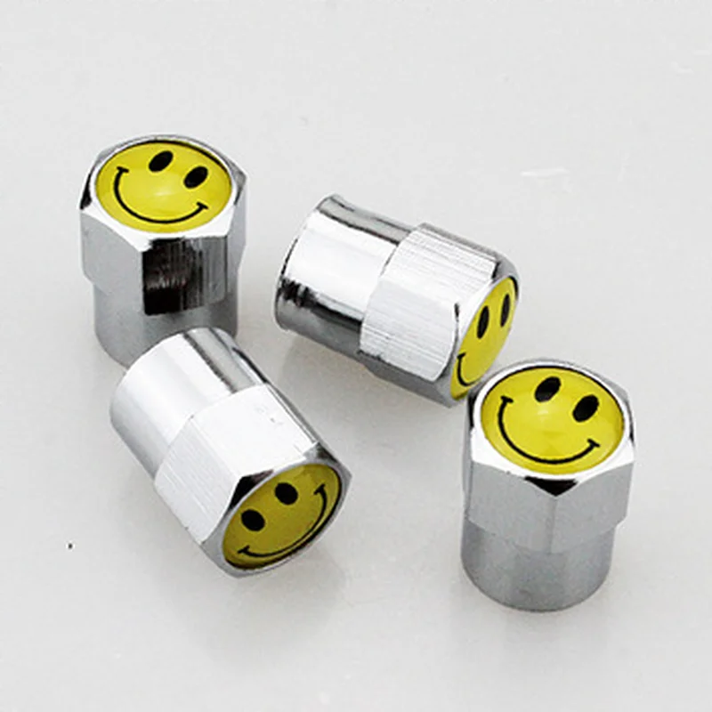 

4pcs/set High Quality New Theftproof Metal Car Wheel Tires Valves Tyre Stem Air Caps Airtight Cover Hot Selling Car Accessories