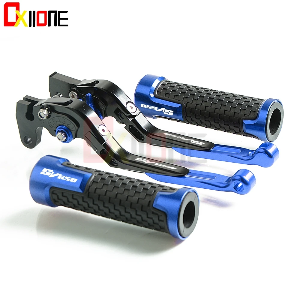 

Motorcyce Brake Handle CNC Adjustable Folding Extendable Brake Clutch Lever Motorbike Handle Grips For Suzuki SV650 SV 650 2016