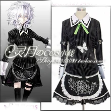 Tamaño personalizado Cosplay Touhou Project Izayoi Sakuya Cosplay del Anime Maid disfraz
