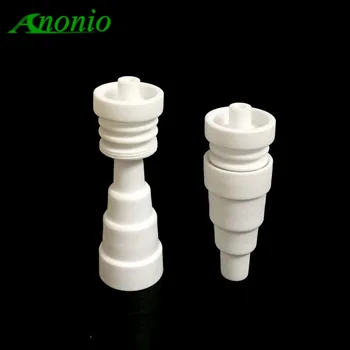 

DHL Shipping 100pcs Domeless Ceramic Nails 14mm and 18mm Male Female Joint 6 in 1 Ceramic Nail VS Titanium Quartz Nail