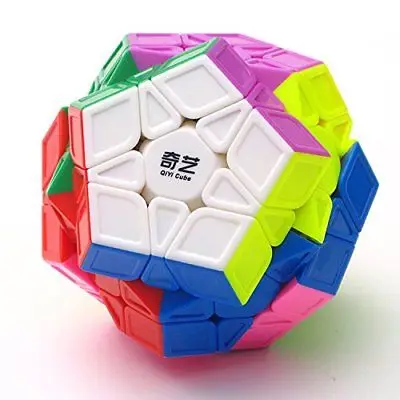 

Qiyi Qiheng S Megaminx Cube Sculpted Stickerless Dodecahedron Speed Magic Puzzle