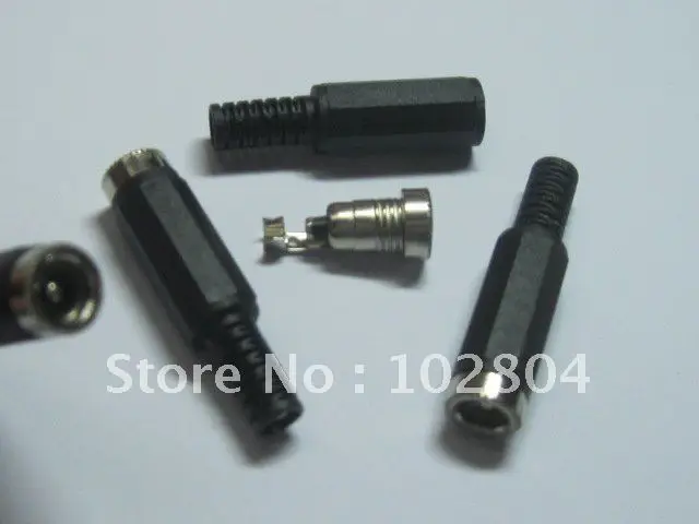 

20 pcs Per Lot 5.5x2.1mm DC Power Female Jack Connector Adaptor Plastic Handle