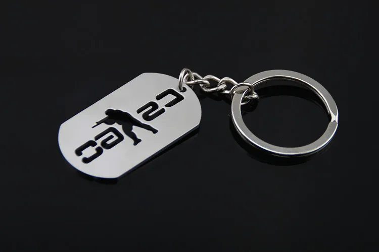

Counter-strike CSGO key stainless steel key chain of creative gift man hangs