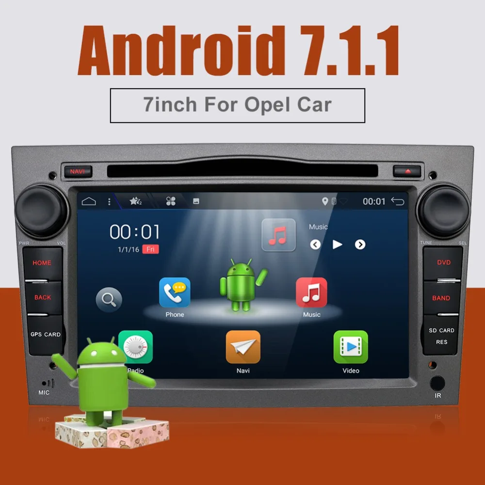 Excellent HD 1024 Quad Core Android 7.1 Car tape recorder GPS DVD Player For Opel Astra H Vectra Corsa Zafira B C G support OBD2 DVR 0 Excellent HD 1024 Quad Core Android 7.1 Car tape recorder GPS DVD Player For Opel Astra H Vectra Corsa Zafira B C G support OBD2 DVR 0
