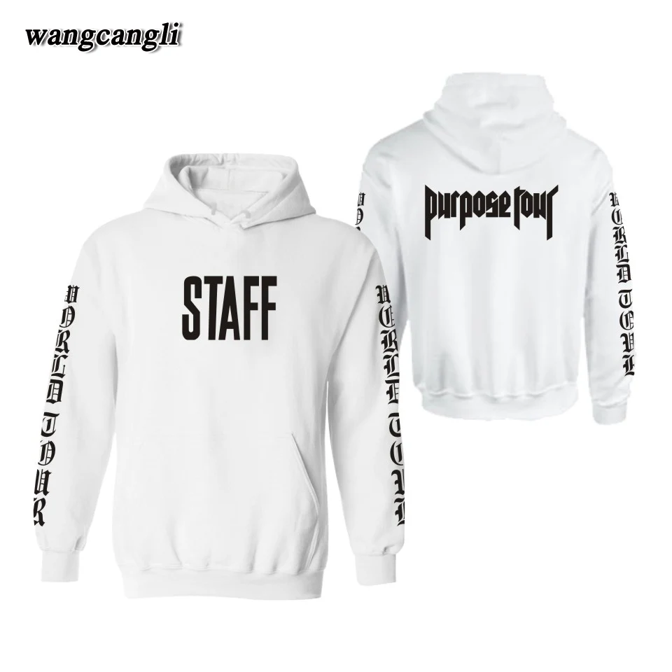 Justin Bieber Purpose Tour Hoodie Sweatshirt Men Autumn Winter Streetwear Men Hoodies Sweatshirts Hip Hop Plus Size Jacket Coat