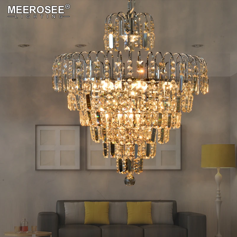 2018 роскошная хрустальная люстра лампа для гостиной люстры дома|crystal chandelier