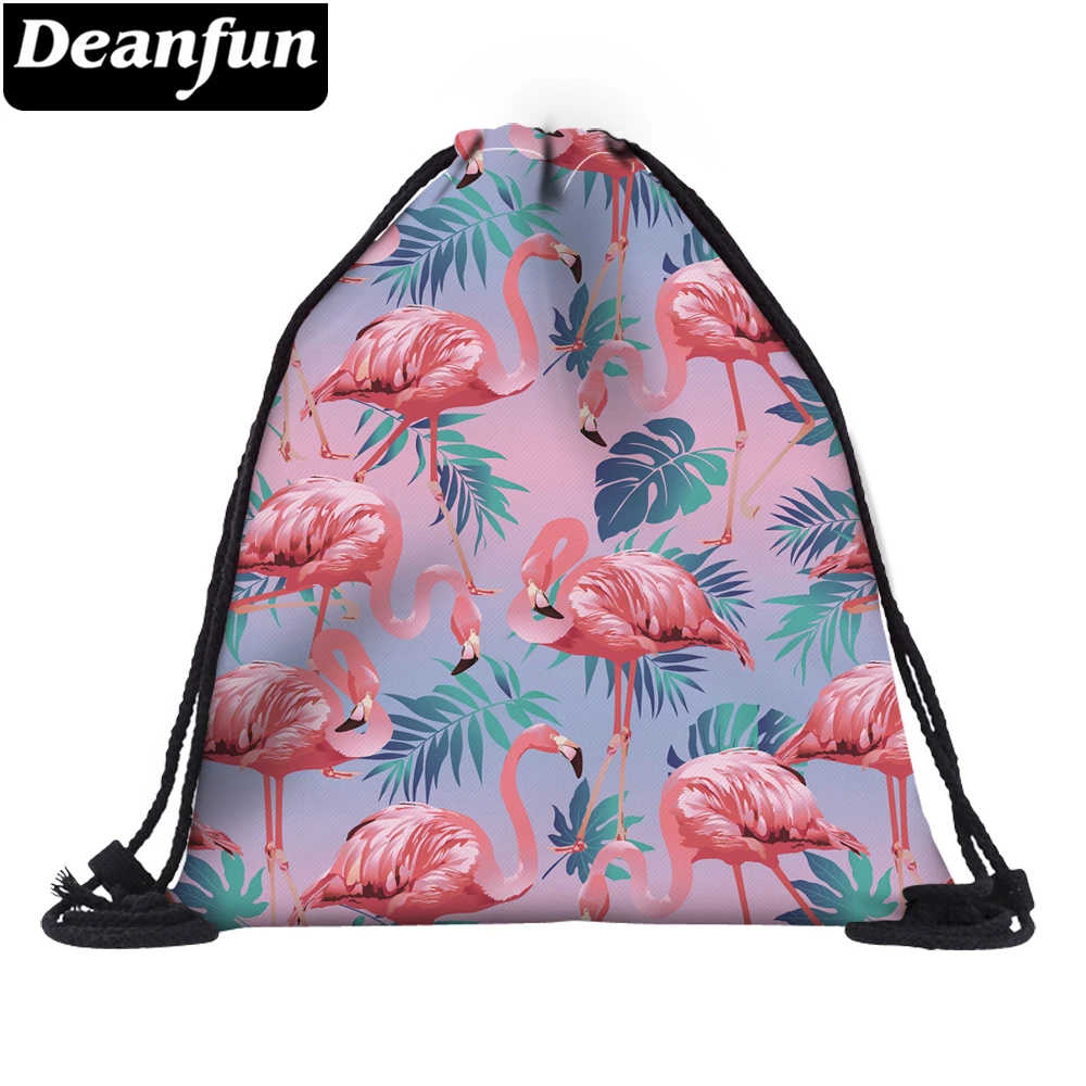 

Deanfun Women 3D Printing Drawstring Bag Flamingo Pattern for Travelling 60147