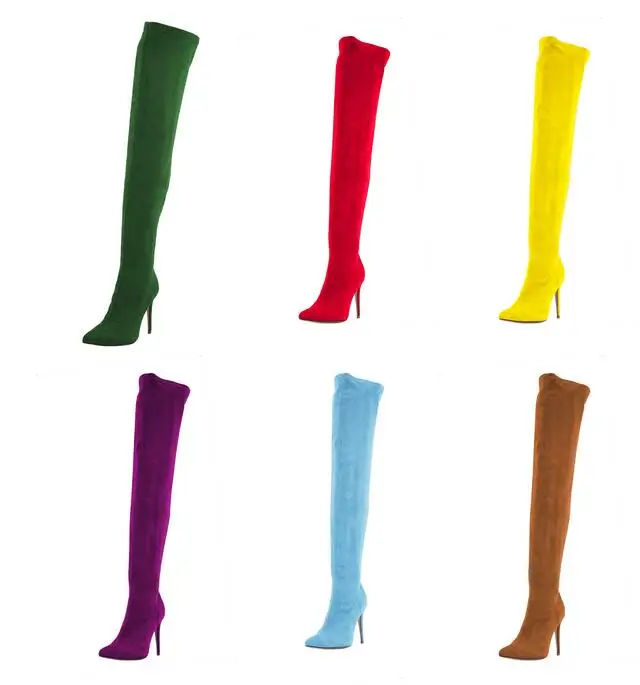 flat knee high boots plus size