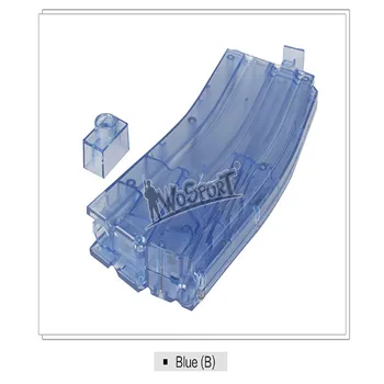 

Outdoor Tactical Paintball BB Box Speed Loader Colorful Plastic 500 Rounds Military War Games Gun Case Hunting Accessories