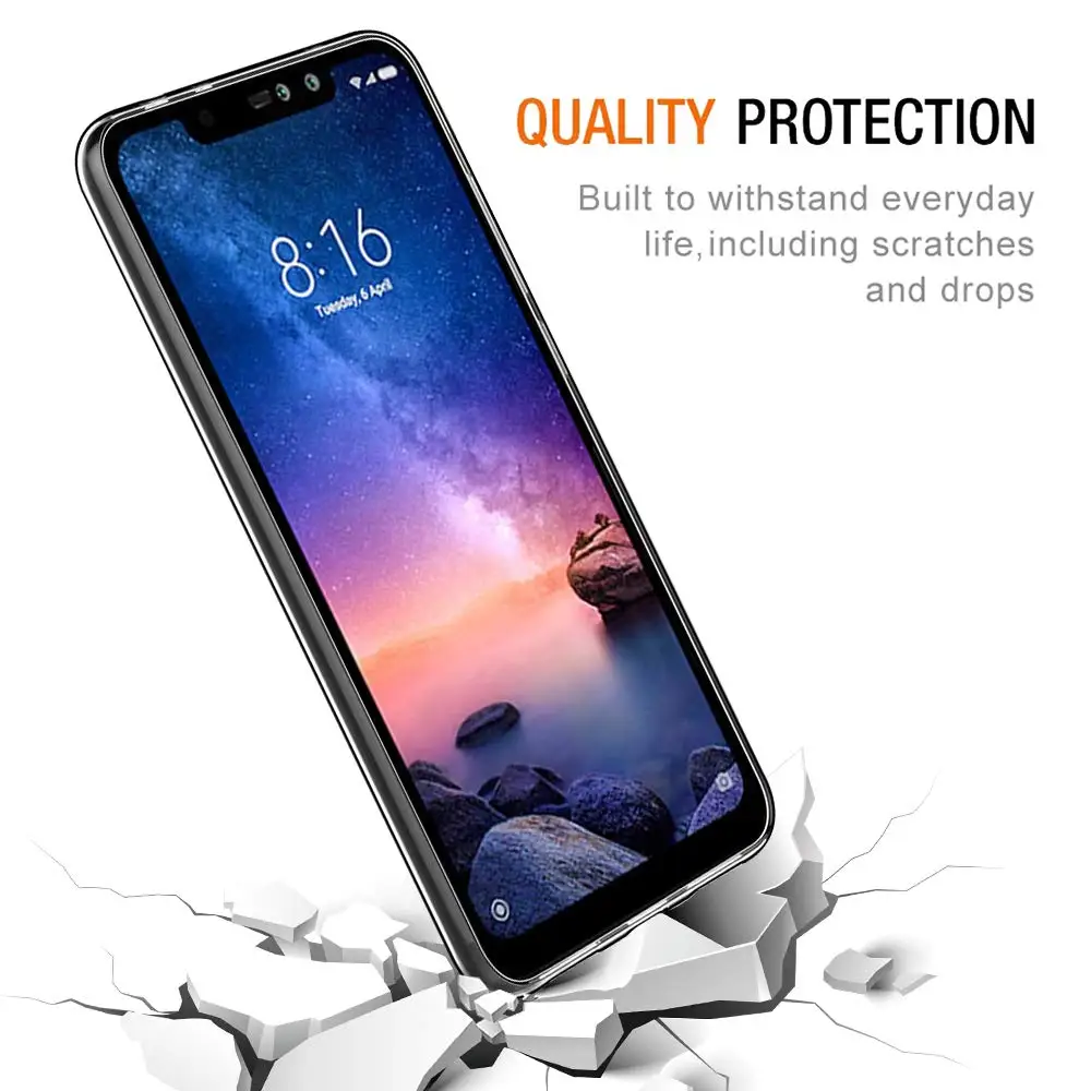Flower Patterned Clear Slim Soft TPU Case Cover on sfor Xiaomi Mi 9 8 Lite A2 A1 Redmi Note 7 6A 6 S2 5 F1 Silicone Phone Coque  (4)