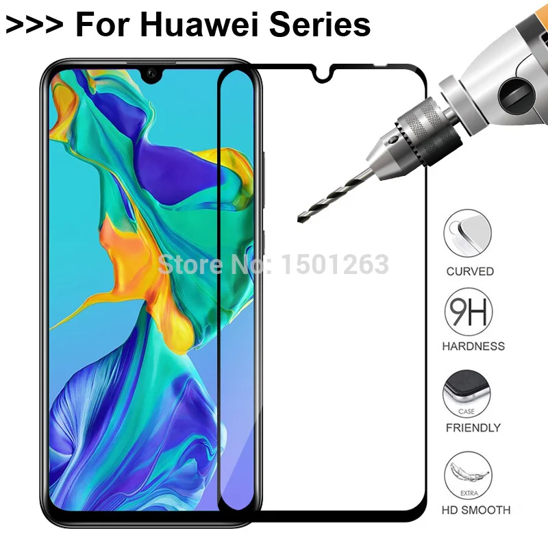 Чехол для huawei Honor 8A 8C 8X8 S 9X 7C 7A Pro 20 P30 10i 10 Lite вид Y7 Y6 Y5 2019 на закаленном Стекло Экран
