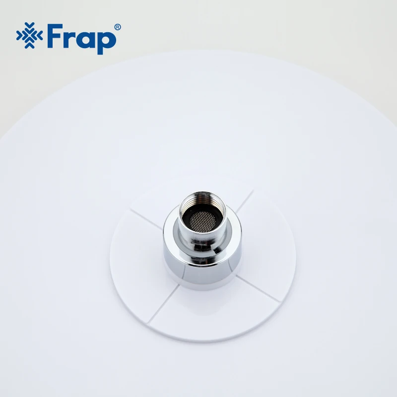 Online FRAP Neue Ankunft 245mm Bad Runde ABS dusche kopf top wasser saving Overhead regen dusche F008 25