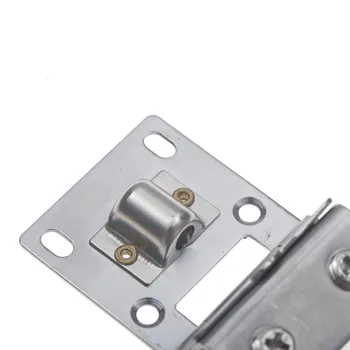 1PCS Hot Sale 180 Degree Stainless Double Clamp Shower Hinges Glass Door Cabinet Kitchen Glass Hinge