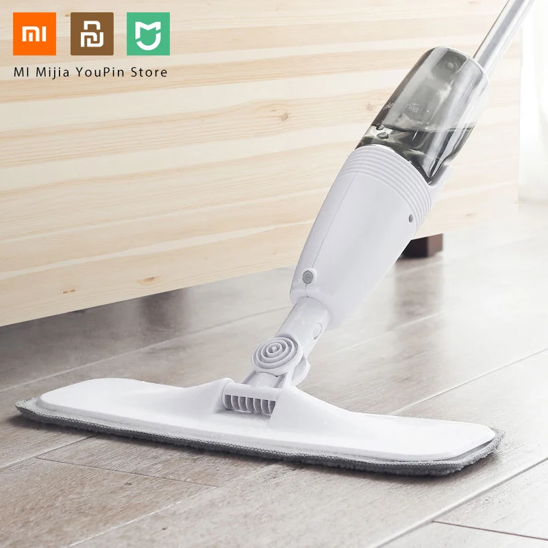 Швабра Xiaomi Deerma для влажной уборки углеродное волокно поворот на 360 градусов