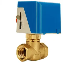 2 способа работы двигателя электрический духовой клапан шаровой клапан 16bar VA-7010 1/" 3/4" " клапан катушки вентилятора AC220V