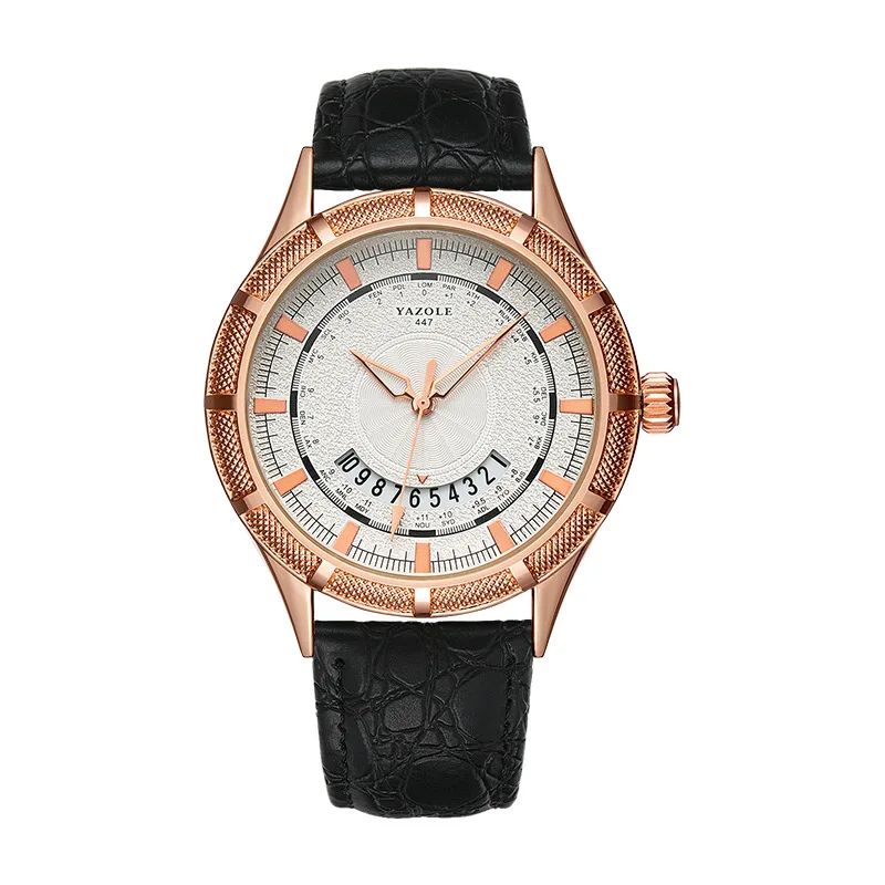 

Mdnen Creates Luxury Brand Sports Quartz Watch Men's Leather Strap Calendar Watch Men's Relogios