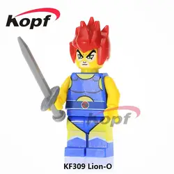 KF309 Супер Герои строительные блоки Thundercats Cheetara Pantro Tigro Lion-O Bengali Американский ТВ фильм фигурки для детей игрушки